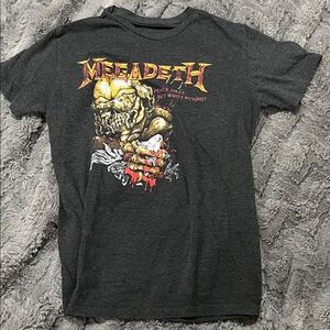 Megadeth Graphic Charcoal T-Shirt